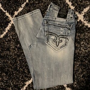 Men’s rock revival jeans